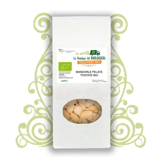 Mandorle pelate tostate bio 250 gr
