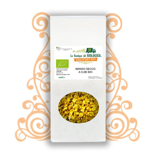 Mango secco a cubi bio 500 gr