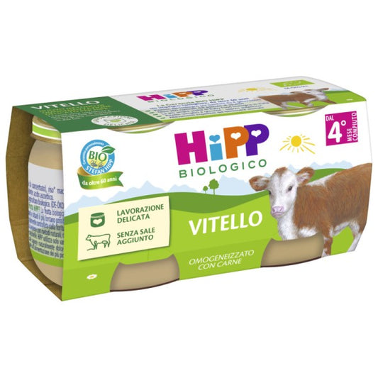Omogeneizzato di vitellone Bio 2x80gr Hipp