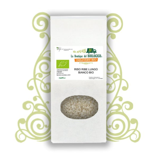 Riso ribe lungo bianco bio 500 gr