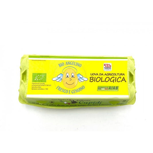 Uova biologiche 10 pz Fattoria Cupidi