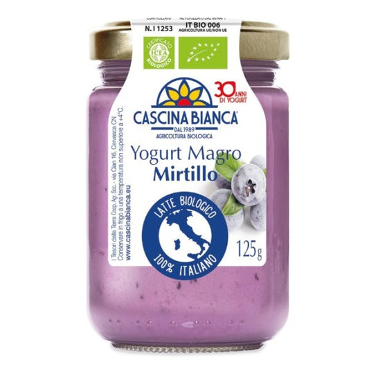 Yogurt intero al mirtillo bio 125 gr